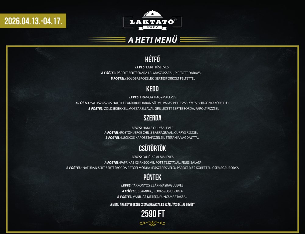 Laktató 2026 04.13-17 Laktató 2026 04.13-17