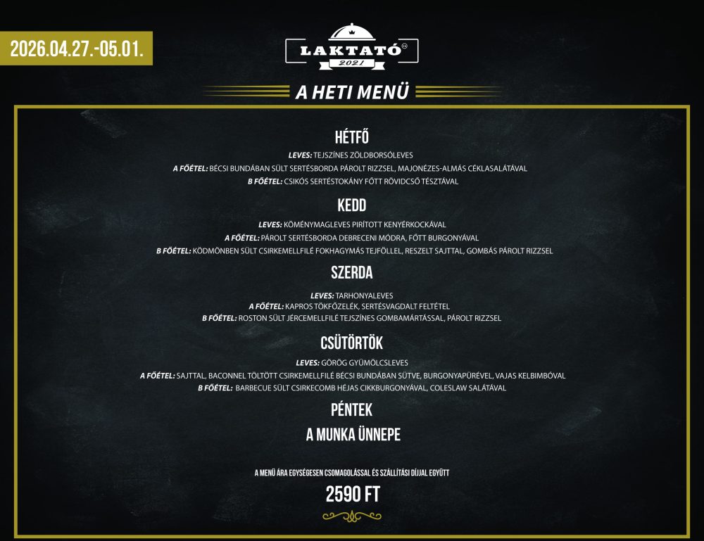 Laktató 2026 04.27-05.01